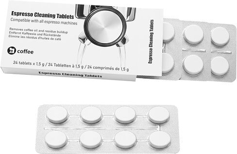 24 Pack BEC250 Espresso Cleaning Tablets Compatible with Breville Espresso Machines including BES870 Barista Express,BES880 Barista Touch,BES980 Oracle, BES878 Barista Pro in Kuwait