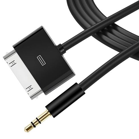 30-Pin Dock Connector to 3.5mm, 5FT 30Pin to 3.5mm Aux Input Converter in Kuwait