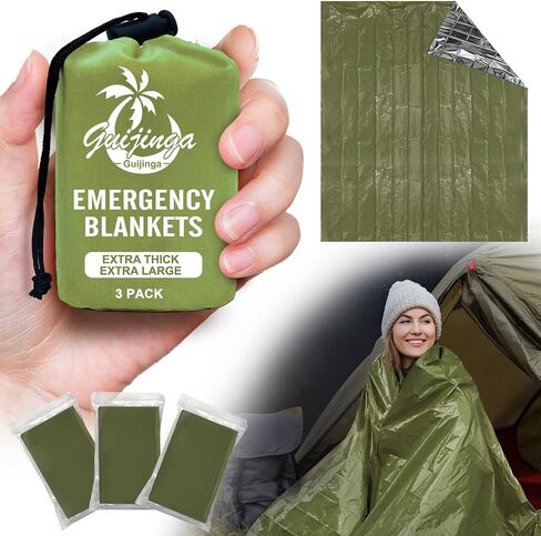 Emergency Blankets for Survival 3 Pack in Kuwait