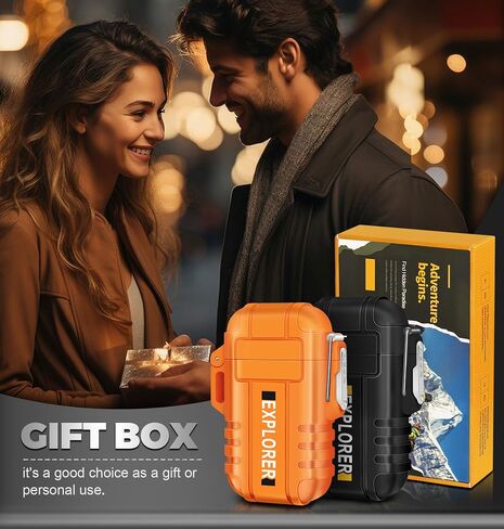 Lafagiet 2 Pack of Torch Lighter, Single & Dual Jet Flame, Windproof, Waterproof, Butane Gas Refillable Lighters Multipack for Candle, Camping, Outdoor Adventure (NO Gas) in Kuwait