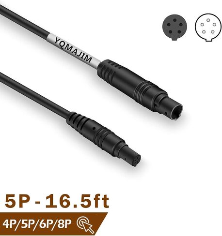 5P 16.5Ft Backup Camera Extension Cable for Dash Cam Rear Camera in Saudi Arabia