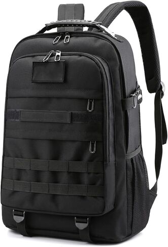 Waterproof Tactical Backpack for Men Women, 35L Military Work Backpack with Molle System & Sturdy Handle, Army Assault Bag Rucksack for Outdoor Working Hiking, Black in Kuwait
