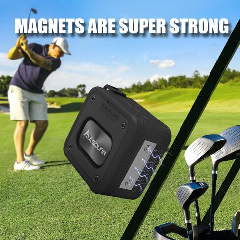 2-Pack Golf Cart Speakers with Storage Case, IPX7 Magnetic Golf Speaker 15H Playtime, 20W Stereo Sound Magnetic Bluetooth Speaker for Golf Cart, Golf Gifts for Men in Saudi Arabia