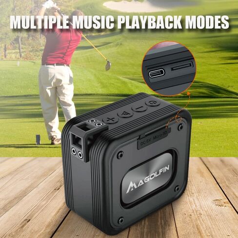 2-Pack Golf Cart Speakers with Storage Case, IPX7 Magnetic Golf Speaker 15H Playtime, 20W Stereo Sound Magnetic Bluetooth Speaker for Golf Cart, Golf Gifts for Men in Saudi Arabia