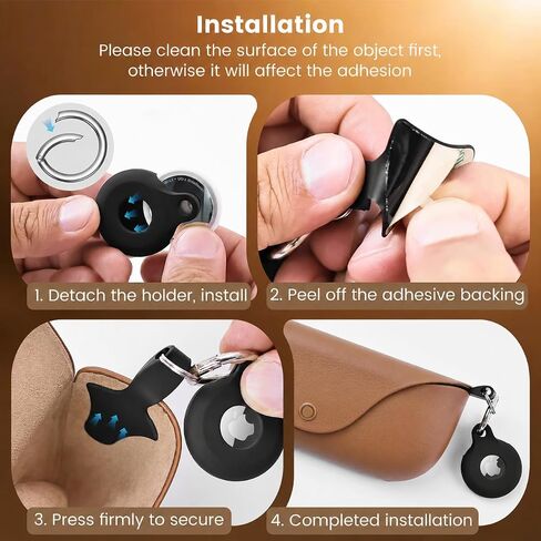 Compatible with AirTag for Ray-Ban Meta Wayfarer Glasses Charging Case in Kuwait