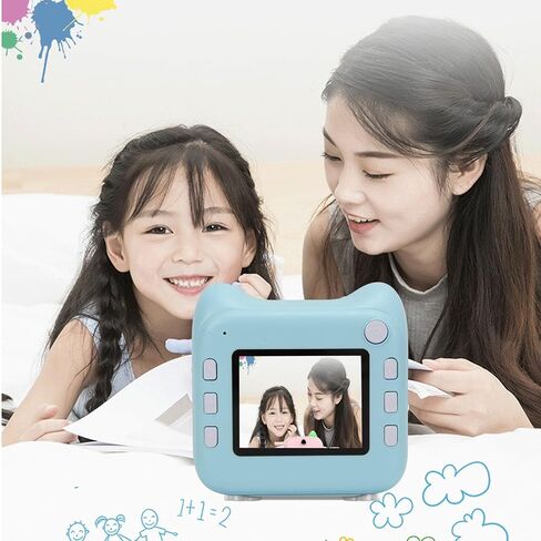 Schimer Instant Print Camera 48MP Compact Funny Camera for Students with in Kuwait