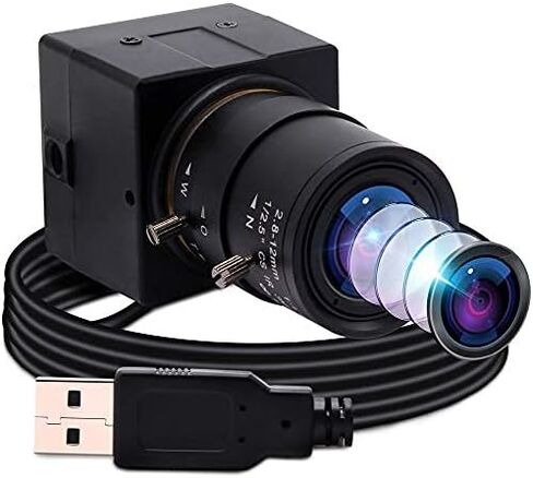 8MP USB Camera, 2448P Full HD Webcam with 2.8-10mm Varifocal Lens in Kuwait
