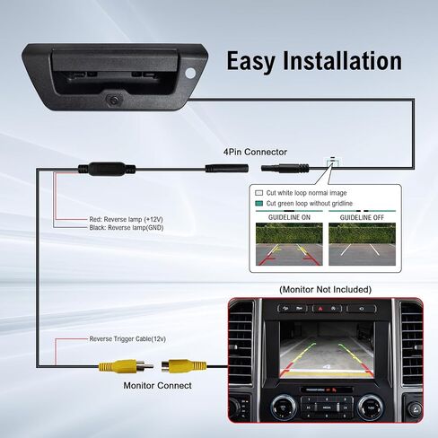 Tailgate Handle Backup Camera for Ford F-150 /Raptor R 2015-2017 in Kuwait