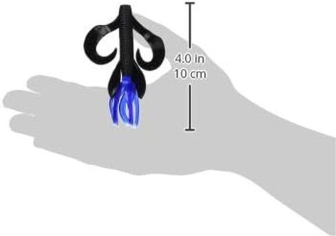 Yamamoto 4'' Kreature Realistic Soft Plastic Fishing Lure Baits With Wings And Flowing Skirt - 7 Pack, 021 Body And Clear Blue Skirt Or Tail in Kuwait
