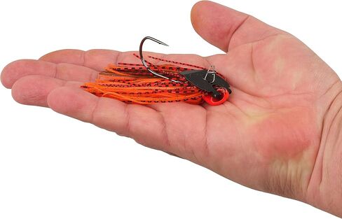 Berkley Slobberknocker and Power Stinger Kit, Fire Craw, 1/2 oz., Innovative Design Drives Consistent Vibration Through Entire Trailer, Jig and Swimbait for Bass Fishing, Equipped with Fusion19 Hook in Kuwait