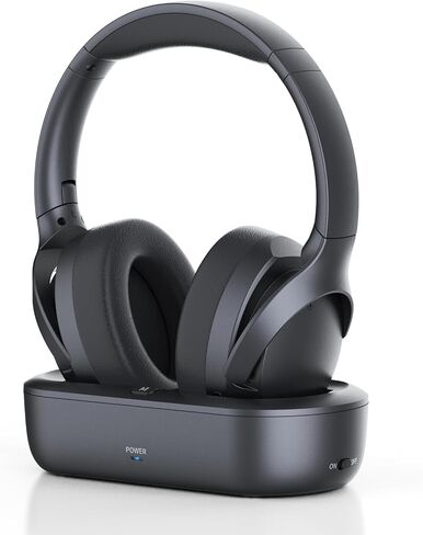 ANSTEN Wireless Headphones for TV Watching with Digital Optical RCA AUX 3.5 MM Transmitter Charging Dock in Kuwait