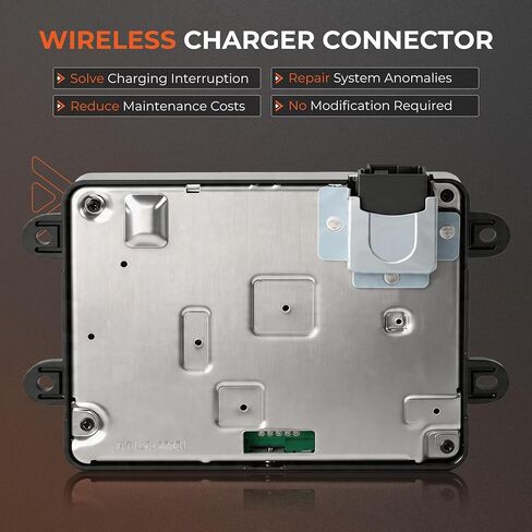 15W Qi Wireless Charger Retrofit Kit for 2015-2018 Chevy Tahoe Suburban GMC Yukon Cadillac Escalade, Upgraded Charging Module for iPhone Samsung, Plug & Play OEM Fit in Kuwait