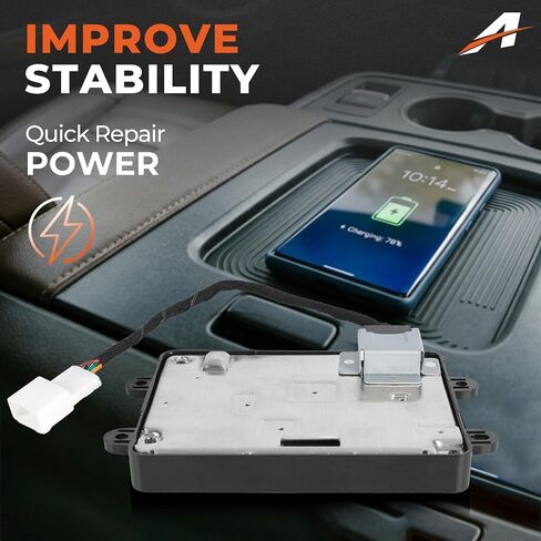15W Qi Wireless Charger Retrofit Kit for 2015-2018 Chevy Tahoe Suburban GMC Yukon Cadillac Escalade, Upgraded Charging Module for iPhone Samsung, Plug & Play OEM Fit in Kuwait