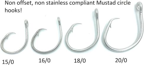5' Shark Leader with Non Stainless Inline Circle Hook (18/0) in Kuwait