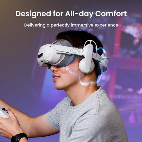 KIWI design A3 Clip-on Stereo Sound Headphones for Pico, Use While Charging in Kuwait