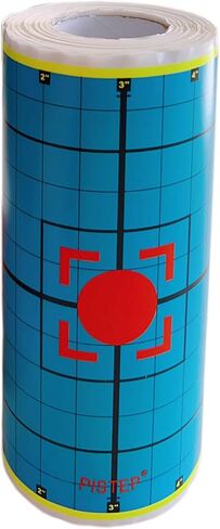 Splatter Shooting Targets 6 Inch Reactive Paper Target Stickers 100 Self Adhesive Target Roll for BB Gun, Pellet Gun, Airsoft, Rifle Indoor and Outdoor Shooting Range in Saudi Arabia
