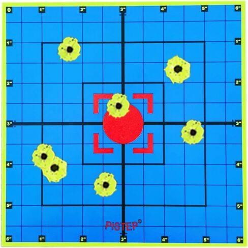 Splatter Shooting Targets 6 Inch Reactive Paper Target Stickers 100 Self Adhesive Target Roll for BB Gun, Pellet Gun, Airsoft, Rifle Indoor and Outdoor Shooting Range in Saudi Arabia
