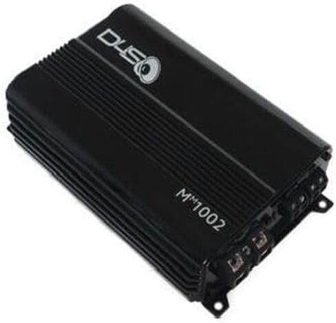Down4Sound MM1002 Mini Maxx Black Gloss 350W RMS Mini 2-Channel Car Audio Amplifier in Saudi Arabia