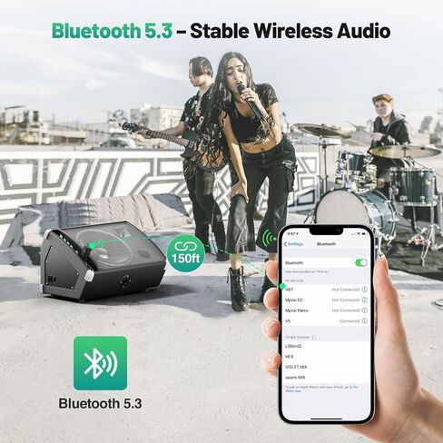 MELONARE Wireless XLR Bluetooth Receiver 15H BT 5.3 MB-1S in Kuwait