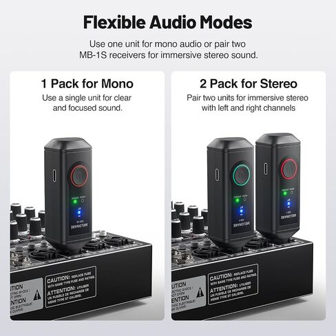 MELONARE Wireless XLR Bluetooth Receiver 15H BT 5.3 MB-1S in Kuwait