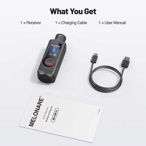 MELONARE Wireless XLR Bluetooth Receiver 15H BT 5.3 MB-1S in Kuwait