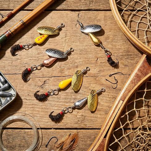 10 Pcs Trout Spinners Inline Spinner Baits Bulk in Kuwait