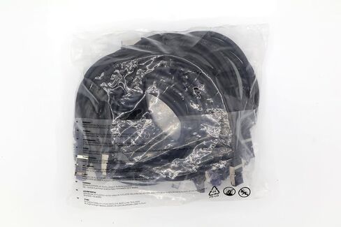 Cat.7 LAN ethernet Cable 1m - Black - Cat7 LAN Network 10GBASE-T - 10000 Mbps (Sftp Pimf) Double Shielded patchcable RJ45 Plug Cat.6a in Kuwait