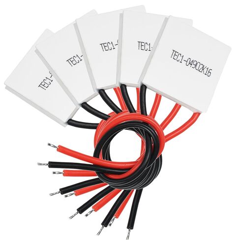 TEC1-04902 Thermoelectric Cooler Peltier Module, 5V 10W 2A, 20mm x 20mm Heatsink,Compatible with Gaming Consoles,5 Pack Used in Electronic Devices,Small Refrigeration Systems,and More in Kuwait