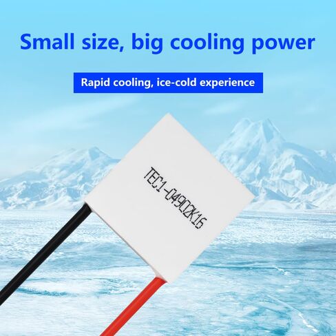 TEC1-04902 Thermoelectric Cooler Peltier Module, 5V 10W 2A, 20mm x 20mm Heatsink,Compatible with Gaming Consoles,5 Pack Used in Electronic Devices,Small Refrigeration Systems,and More in Kuwait
