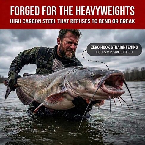 Circle Hooks Saltwater, Fishing Hooks Freshwater, Catfish Rig, Catfish Hooks, Drop Shot Hooks, Catfishing Equipment in Kuwait