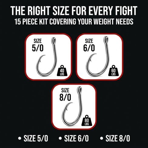 Circle Hooks Saltwater, Fishing Hooks Freshwater, Catfish Rig, Catfish Hooks, Drop Shot Hooks, Catfishing Equipment in Kuwait