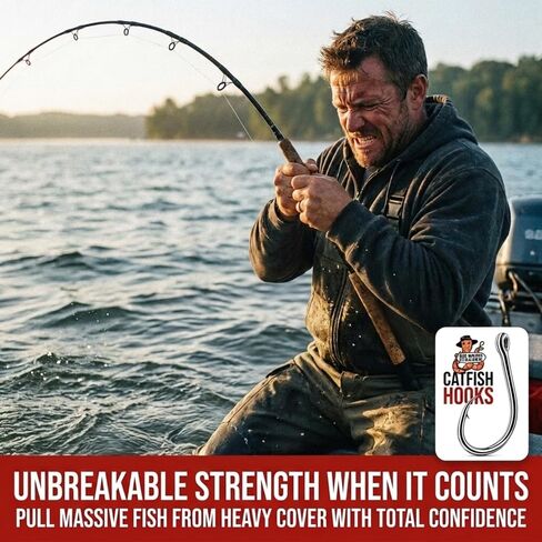 Circle Hooks Saltwater, Fishing Hooks Freshwater, Catfish Rig, Catfish Hooks, Drop Shot Hooks, Catfishing Equipment in Kuwait