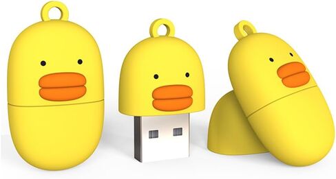 Bilious 32GB Flash Drive Animal Series Waterproof USB 3.0 Thumb Drive Cute Cartoon Memory Stick Small Size Yellow USB Drive Gift in Kuwait