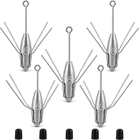 Sputnik Sinkers Long Tails Fishing Weights for Surf and Pier Fishing in Kuwait