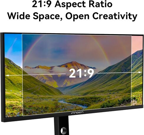 INNOCN 34" 5K 120Hz 5120 x 2160P Wide Monitor for Laptop/MacBook/Mini PC in Kuwait