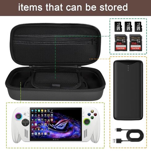 CSDWELL Hard Carrying Case Compatible with ASUS ROG Xbox Ally & ROG Xbox Ally X 7" 2025, Portable Travel Bag,(CASE ONLY) in Saudi Arabia