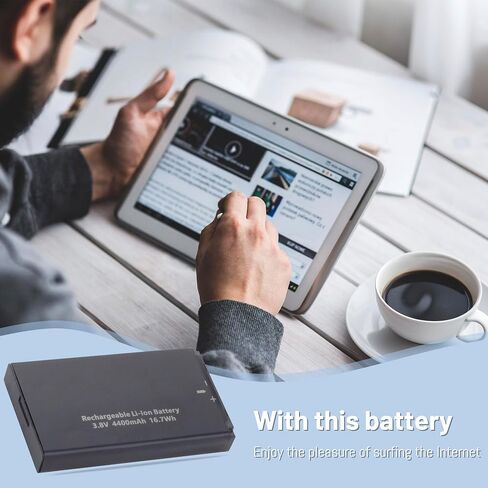 3-Pack Mifi 8800L Battery Replacement - 3.8V 4400mAh 16.7Wh for Verizon Mifi Battery - Mifi 7730L, for Novatel Jetpack 7730L 8800L for Mobile WiFi Hotspot Repair Part P/N 40123117 in Kuwait