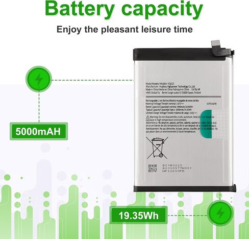HQ610 3.87V 4900mAh Battery, Compatible with Nokia G42 5G Nokia G400 5G TA-1448,Comes with a Battery Installation Tool in Kuwait