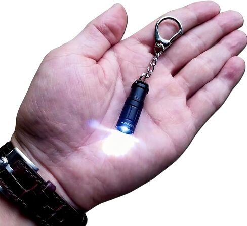 e1 Smallest Keychain Flashlight Tiny Mini Keychain Light Long-Lasting Safety Light for Everyday Carry Emergencies Outdoor Dog Walking Hiking Camping Nice Gift for Parents Kids in Kuwait