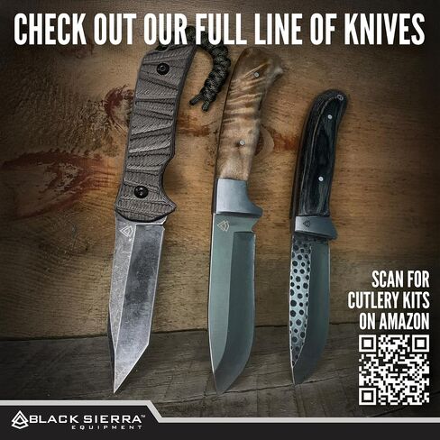 Black Sierra Folding Pocket Knife Building Kit – Custom Hammered Steel Blade, Wood Handle Options, DIY Knife Kit for Men & Women, Holiday Gift Ideas for Him in Kuwait