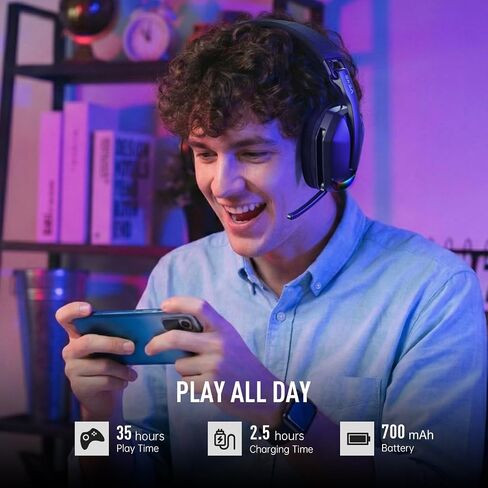 EKSA 2.4GHz Wireless Gaming Headset for PS5/PS4, PC, Switch, Mac in Kuwait