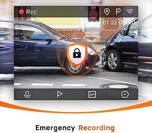 【70mai Dash Cam A500S + UP03 + 32GB SD Card】 70mai True 2.7k Dashcam A500S with Sony IMX335 Built-in WiFi GPS ADAS 140° Wide Angle WDR in Kuwait