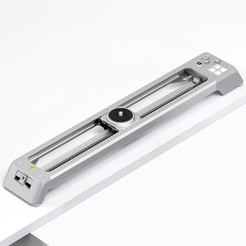 Motorized Camera Slider with 125° Panoramic Rotation, 5.5-11Lbs Load, App & Button Control for Stunning Time-Lapse & Video Capture in Kuwait
