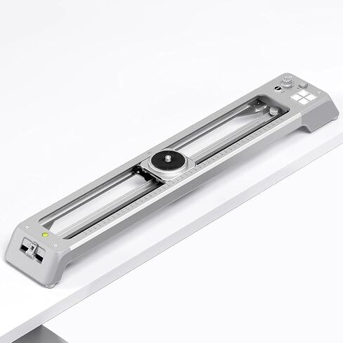 Motorized Camera Slider with 125° Panorama Rotation, App Control, Perfect for Time-Lapse & Video Shooting, 5.5-11lbs Load Capacity, Ideal for Creators and Filmmakers in Kuwait