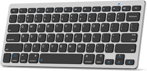 Bluetooth Keyboard for iPad 10th, 9th, 8th Gen, iPad Pro 12.9/11/10.5/9.7 in, iPad Air/Mini, Mac, MacBook, iMac, Tablets, PC Desktop Laptop - Wireless Computer Keyboard, Office Accessories Supplies in Kuwait
