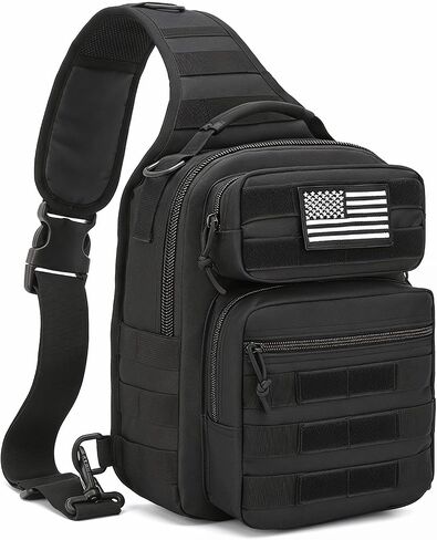 Tactical Sling Bag - Military Single Shoulder Sling Backpack for Men in Kuwait