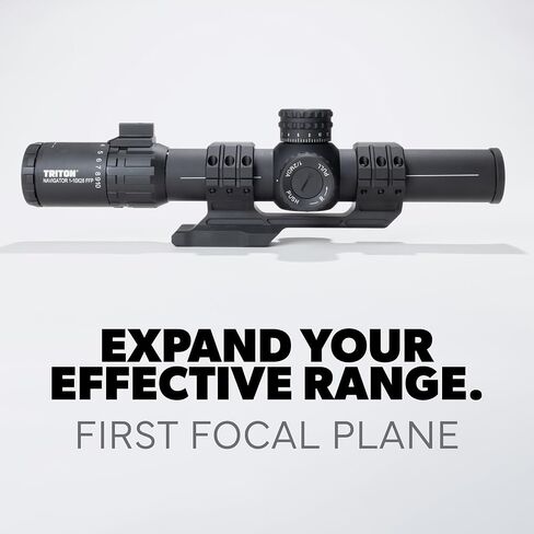 Triton Navigator+ 1-10x28 First Focal Plane FFP LPVO Rifle Scope | Chevron C2 BDC Reticle in Kuwait