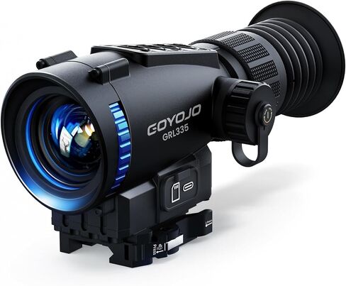 GOYOJO Thermal Scopes for Rifles, High Resolution Thermal Imaging, 50/55Hz Refresh Rate, Night Hunting Scope with 7 Color Palettes, QD Mount in Kuwait
