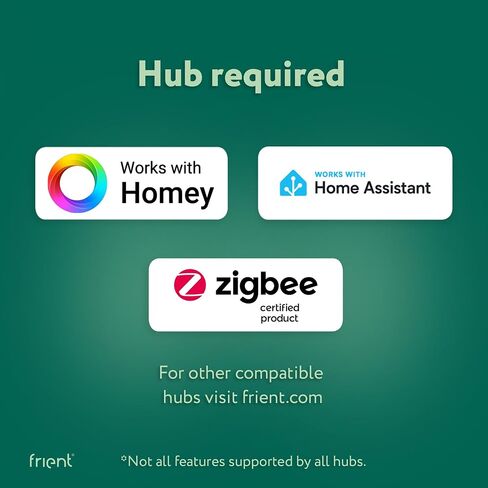 frient Intelligent Keypad | Secure Access Control | Keyless Entry | Zigbee | Works with Homey and Home Assistant in Saudi Arabia