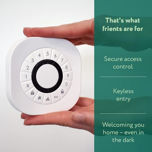 frient Intelligent Keypad | Secure Access Control | Keyless Entry | Zigbee | Works with Homey and Home Assistant in Saudi Arabia